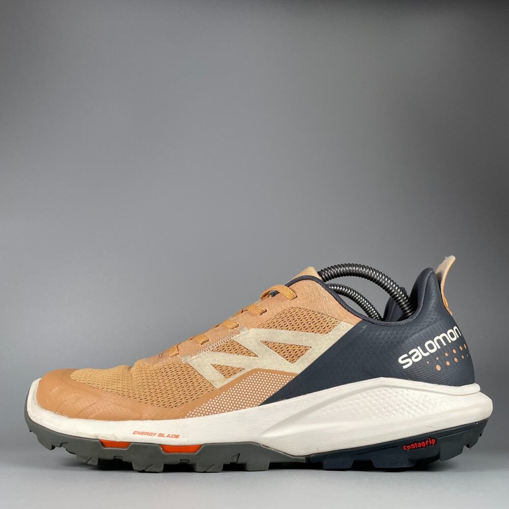 Salomon Outpulse GTX Women 10 Yellow Outdoor Trail Running Shoe Athletic Sneaker